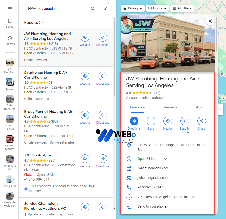Yelp map listing services in Texas for local business visibility and customer discovery