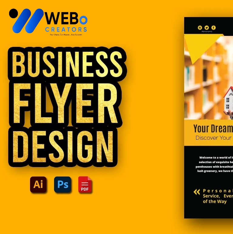 Creative Flyer Design for Moving Company in Texas | Flyer for Removals Services