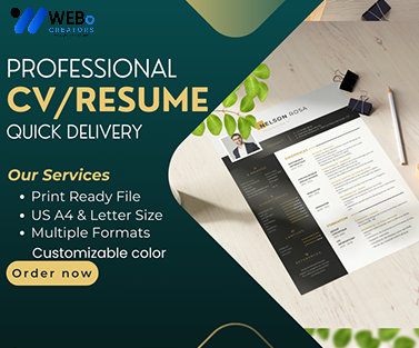 Elegant Resume Design Service, CV designs, CV writing in Texas For Gain Job